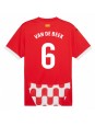 Girona Donny van de Beek #6 Replika Hemmakläder 2024-25 Kortärmad